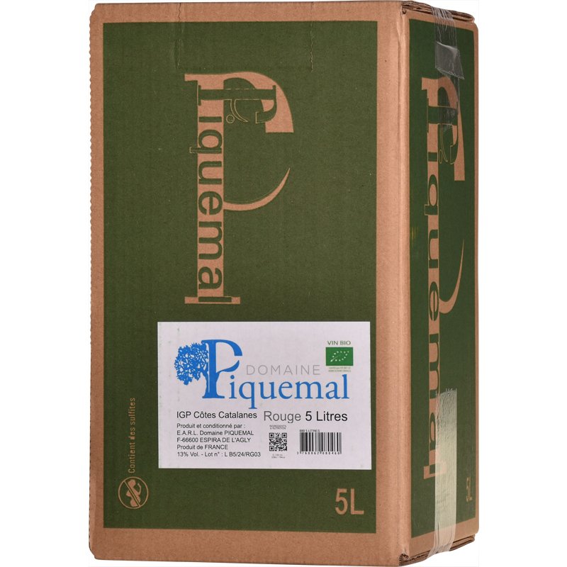 Dom. Piquemal Rouge 5L-Bag-in-Box